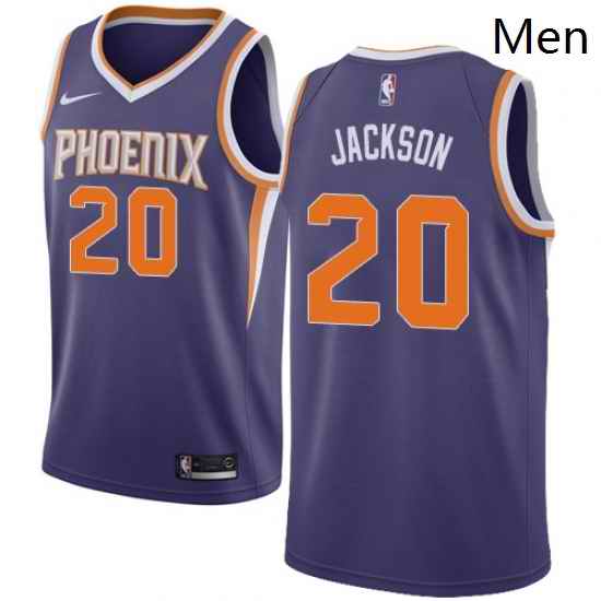 Mens Nike Phoenix Suns 20 Josh Jackson Swingman Purple Road NBA Jersey Icon Edition